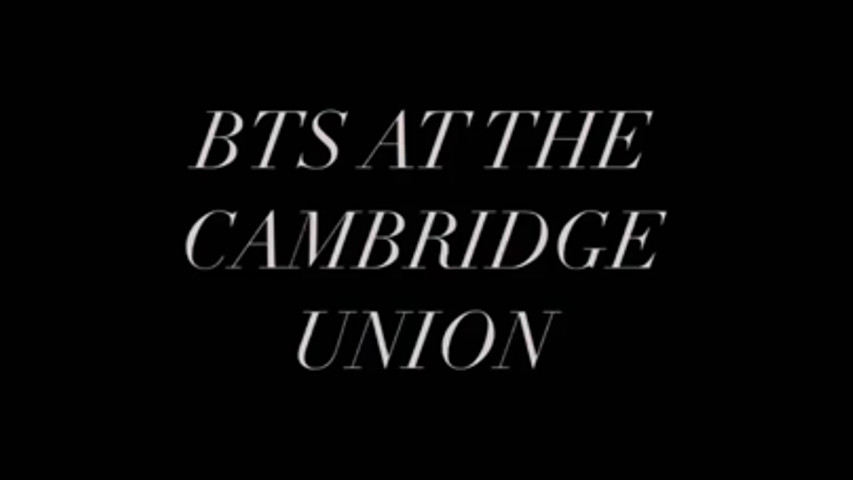 BTS at Cambridge Union events