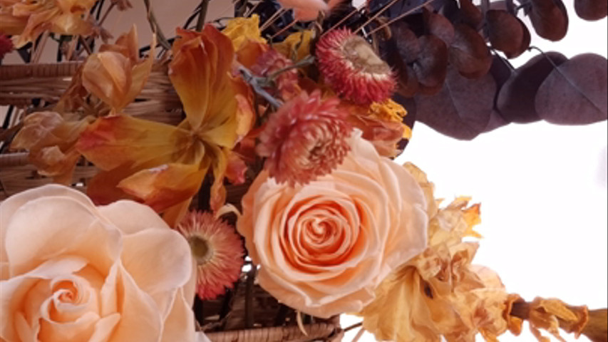 Bridal Bouquet with dried & preserved flowers