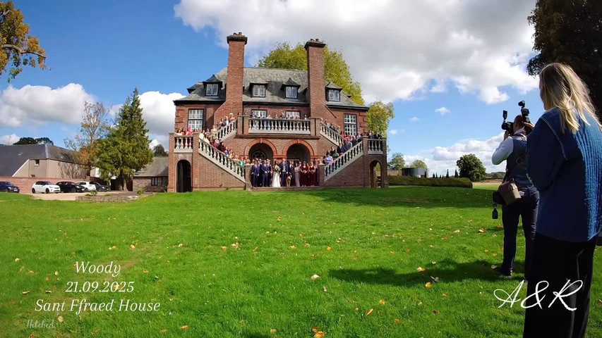Dog Wedding Chaperone - Sant Ffraed House Sneak Peek
