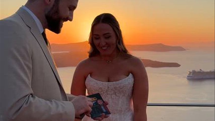 Sunset Magic for the Bride and Groom