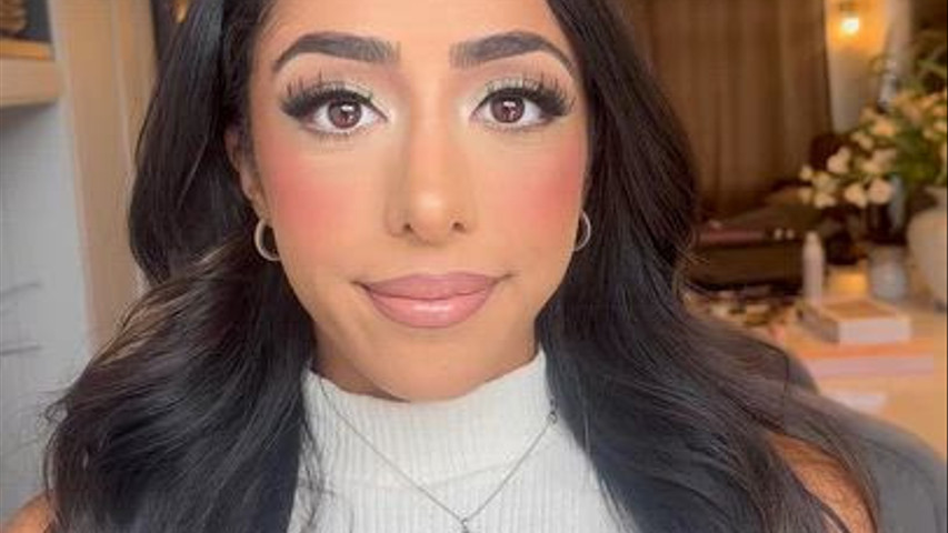 Bridal makeup trial 