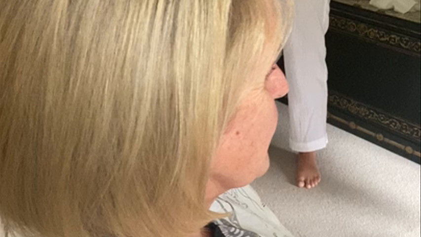 Blow dry styling for Mother  of Bride