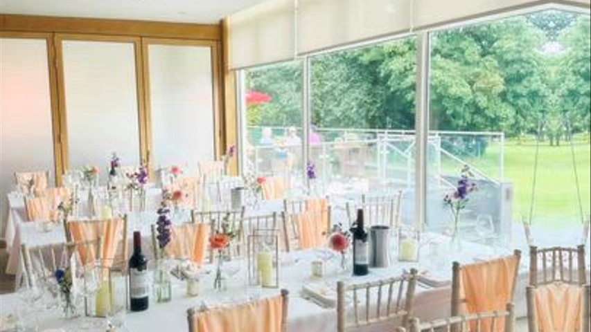 Wedding day set up