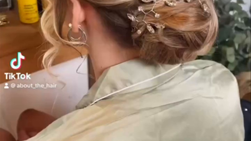 Elegant hair up by About The Hair 