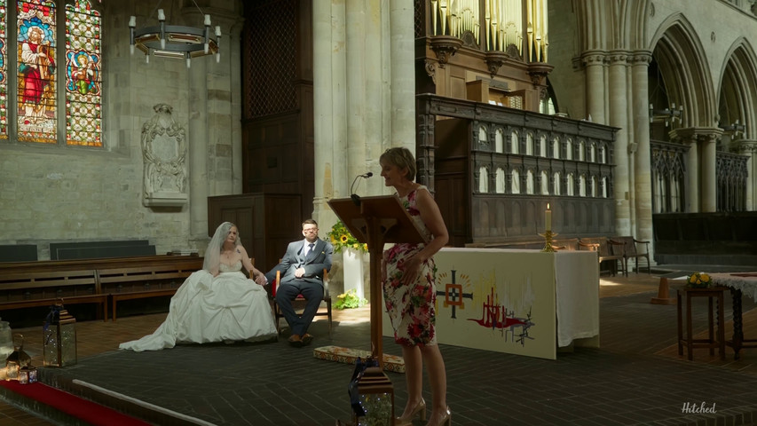 Wedding Ceremony Minster Church Kings Lynn 