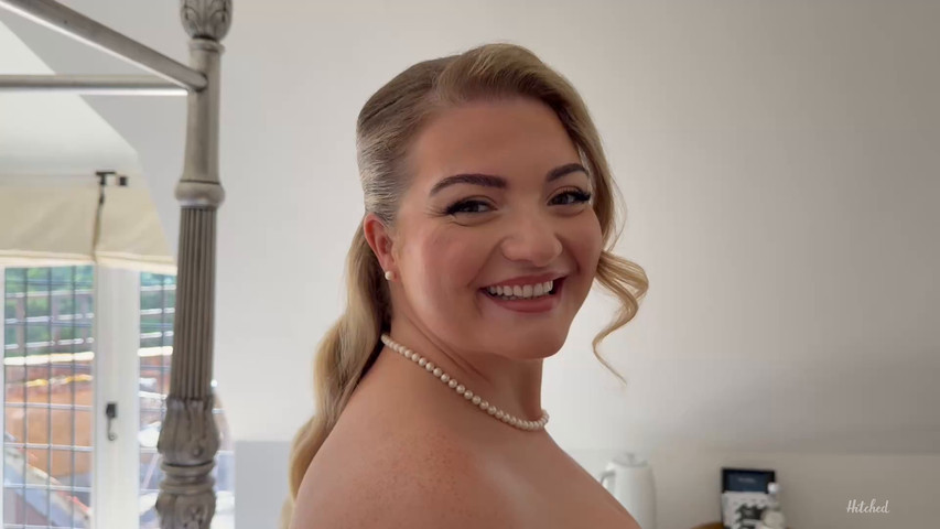 Elegant, timeless half up half down 