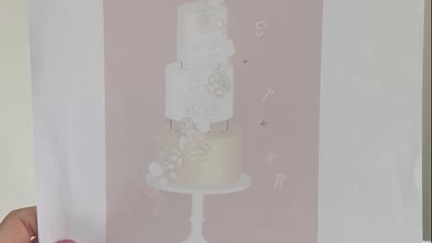 Bespoke wedding cake