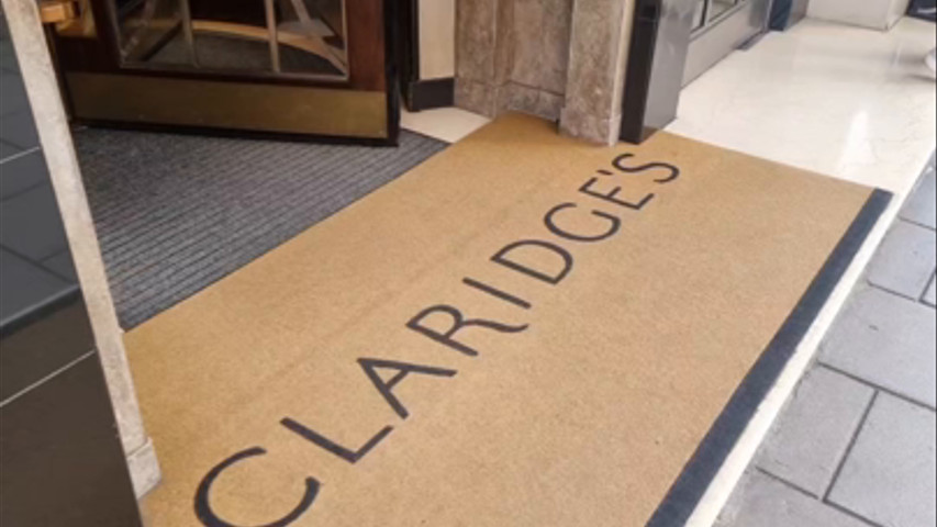 Claridges. Sally & Neil