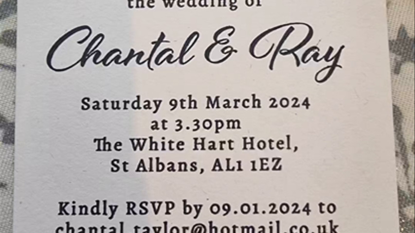 Chantal and Ray, St Alban's
