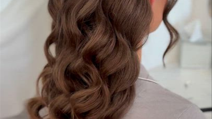 Half up half down 