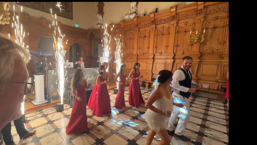 Guaranteed to have Sparks at your wedding when you book us!