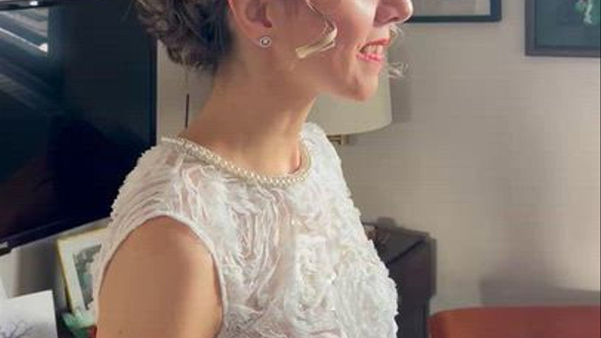 My beautiful bride hair by me 
