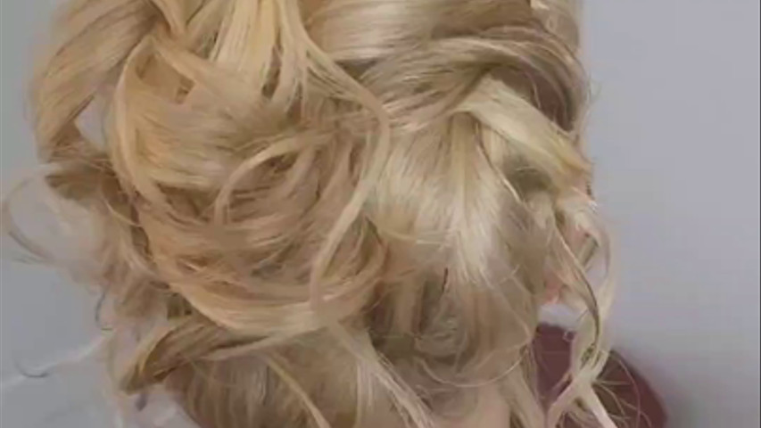 Glamorous updo