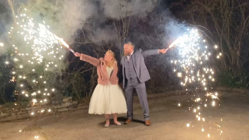 sparkler fountains