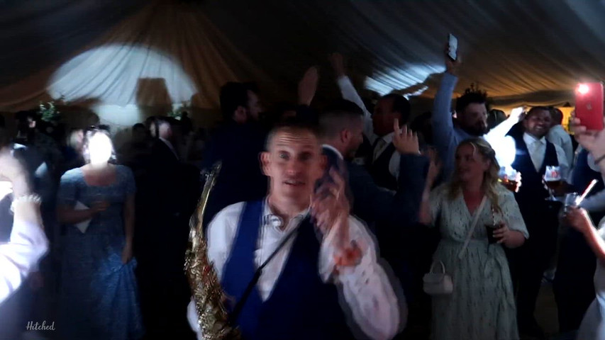 Cornwall Wedding DJ & Sax at Gwel an Mor