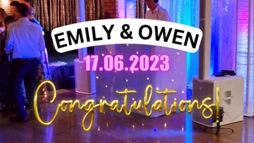 Emily & Owen at The Wobourne Civic Centre