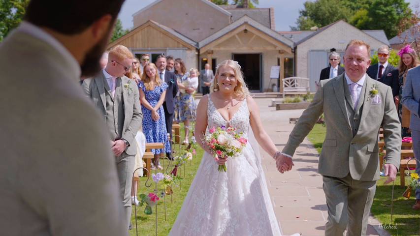 Hannah & George at Eden Barn