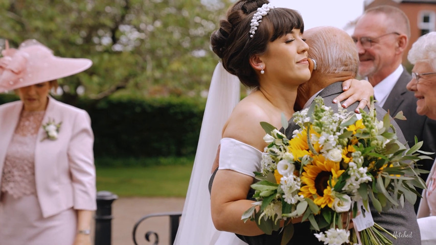 Hannah & Oliver at Eaves Hall