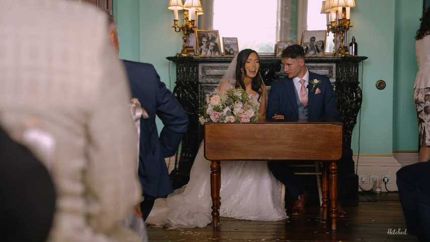 Kat & Brett at Prestwold Hall