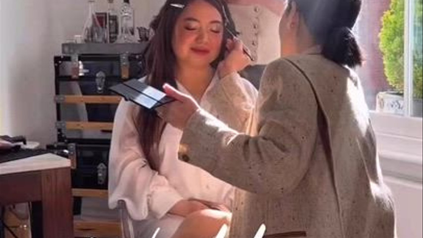 Wedding morning behind the scenes-London