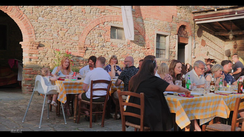 Pre wedding  pizza party 