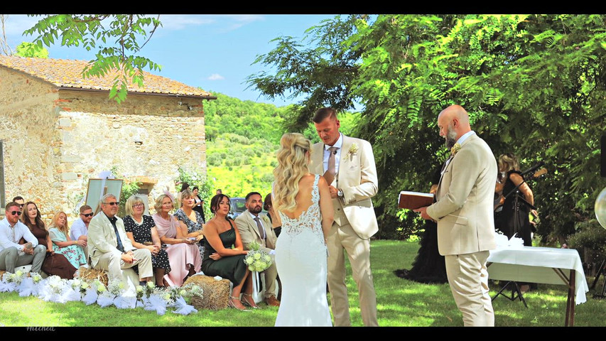 The wedding of hannah & sam tuscany italy 11  june2026