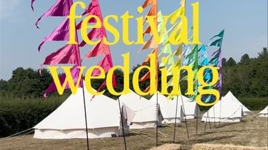 festival wedding vibes