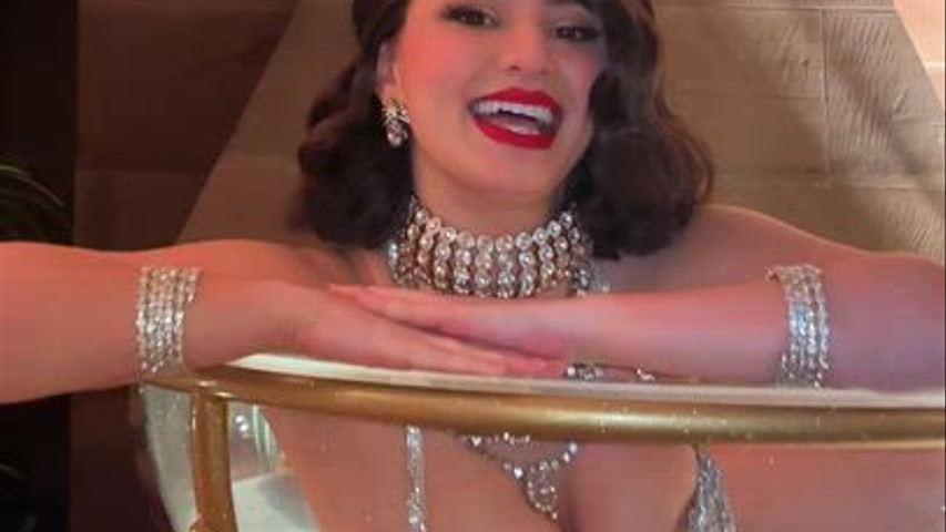 Divine Showgirl Glass