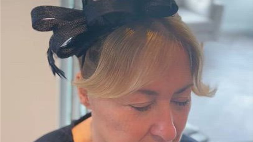 Twisted bun for a beautiful lady 