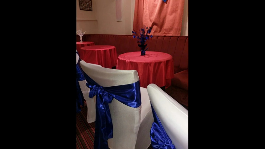 60th birthday party - 12/11/2016 - Red, White & Blue Theme