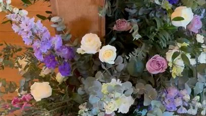 Staircase Wedding Flowers