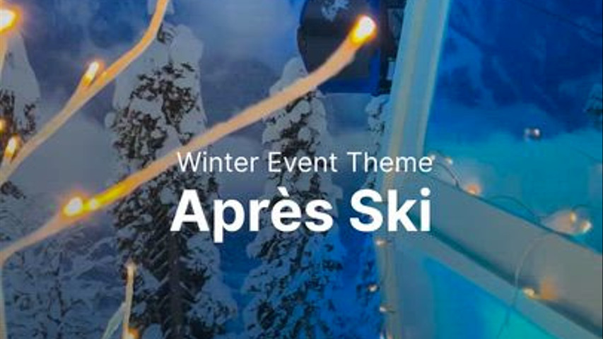 Alpine Apres Ski Themed Party
