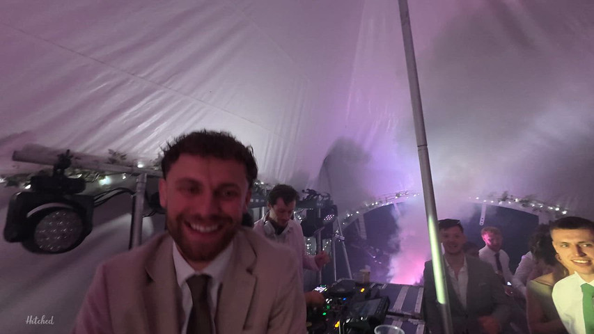 Ruth and Leo Wedding - Lighting hire