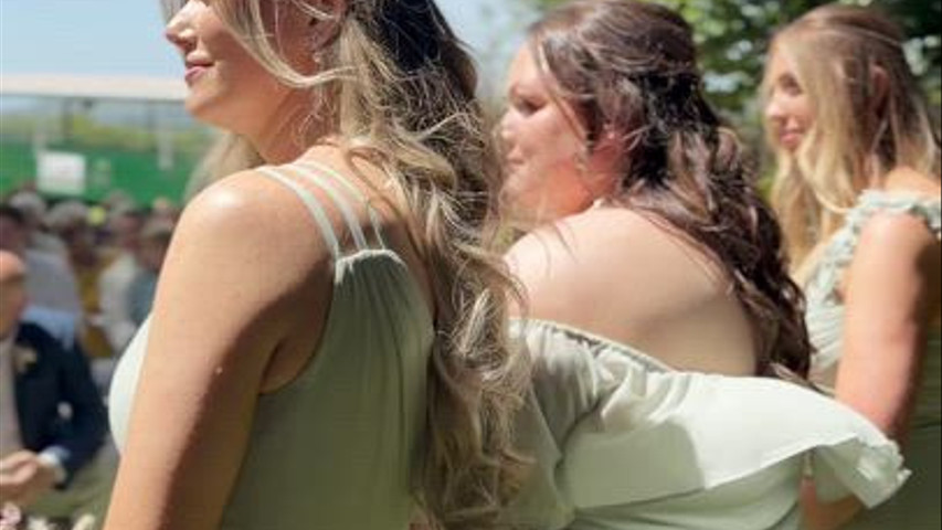 Abbey and Ashley Big day 
