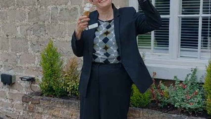 Jenni and ice cream