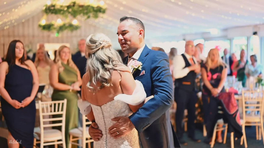 Annalea and Steve's first dance 2025