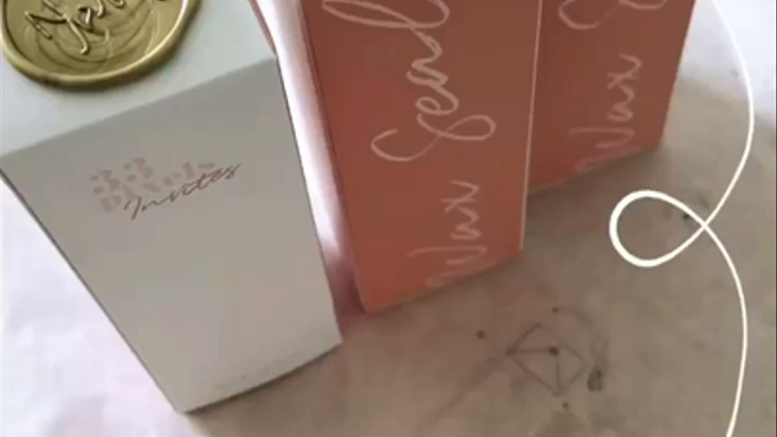 Personalised wax seal is designed and engraved